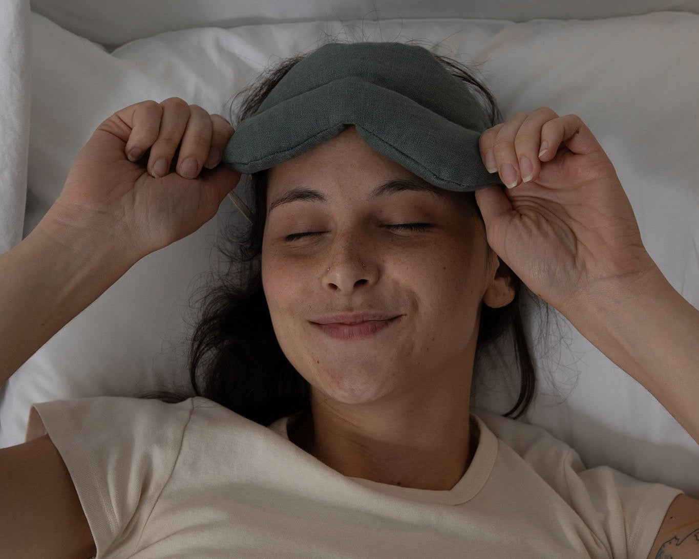 Weighted Eye Mask